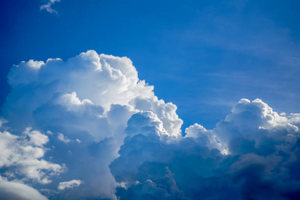 the atmosphere of the cloud in the sky