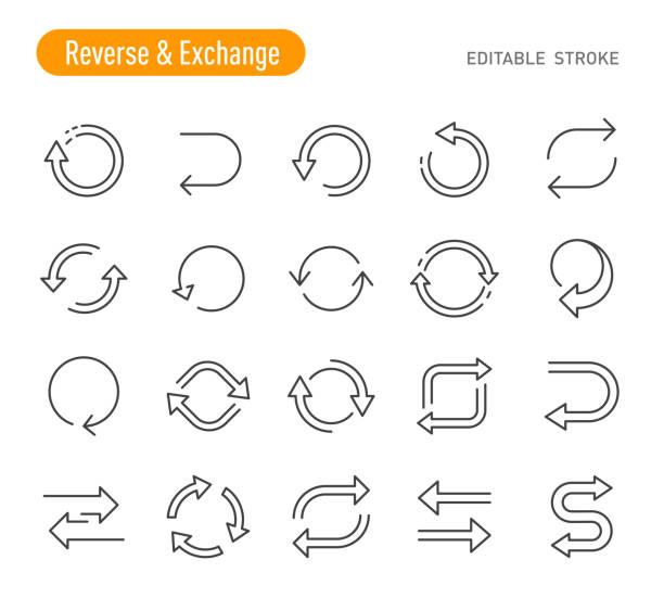 Reverse and Exchange Icons - Line Series