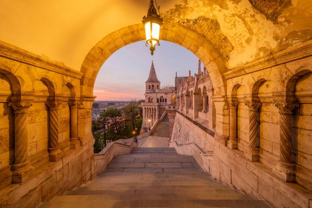 istock Fisherman Bastion on the Buda Castle hill in Budapest, Hungary 2154839086