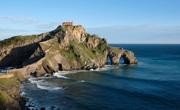 istock View over San Juan de Gaztelugatxe in Spain 2154845090
