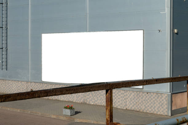 istock Blank billboard on the wall of building. 2154849363