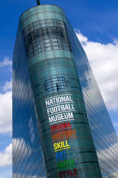 View of the National football museum, Manchester, UK.  There are no people in the photograph