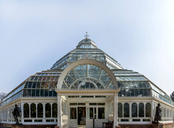 View of the Palm House Sefton Park Liverpool, UK  There ae no people in the photograph