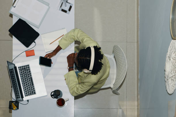 istock Businesswoman Working at Office Desk 2154850674