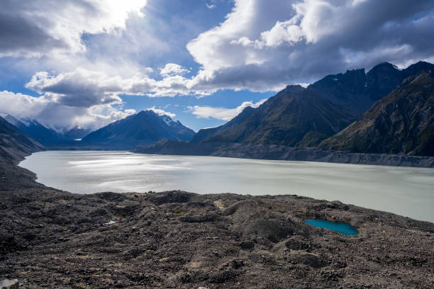 istock Tasman Glacier, Mt Cook National Park, Cloudy Day 2154851507