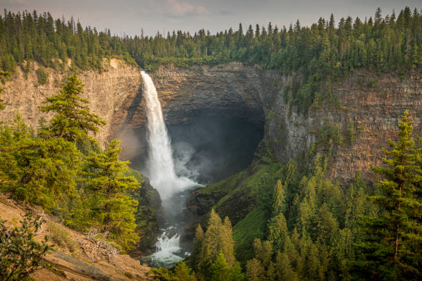 istock waterfall in British Columbia in Canada 2154852853