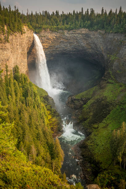istock waterfall in British Columbia in Canada 2154853773
