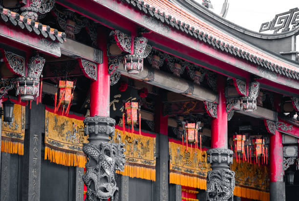 istock Ceiling art in Xingtian Temple Taipei Taiwan. 2154854295