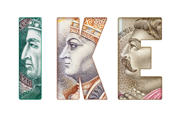 istock IKE Text Made of  Polish Banknotes Isolated 2154857859