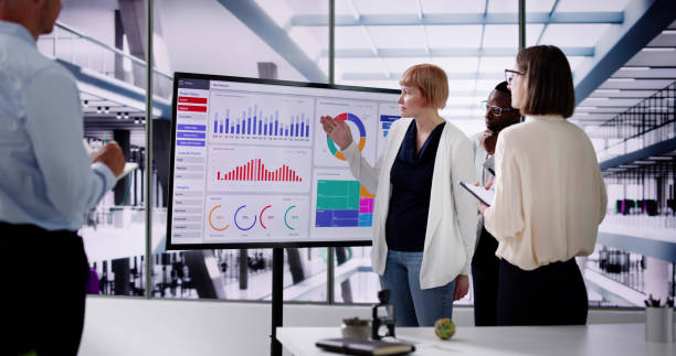 istock Corporate Business Presentation In Office 2154859687