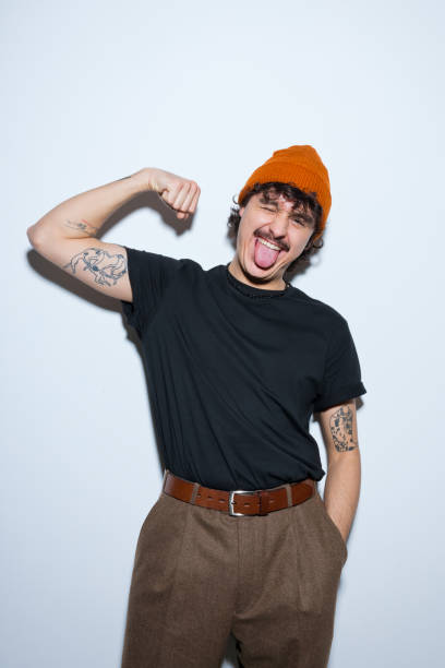 istock Portrait of playful young man 2154861420