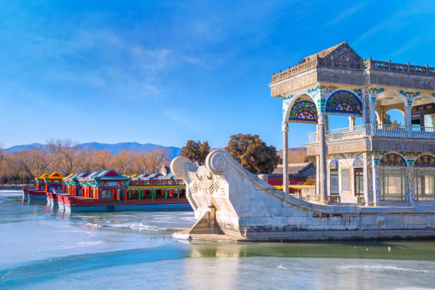 istock Marble Boat (AKA Boat of Purity and Ease) at Beijing Summer Palace 2154863097