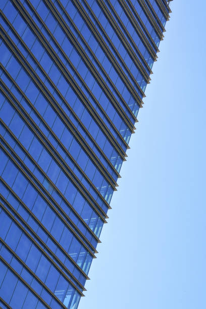 istock Panoramic windows of the office building 2154863967