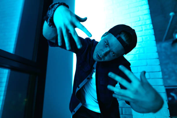 istock street guy is having fun in front of the camera 2154870388