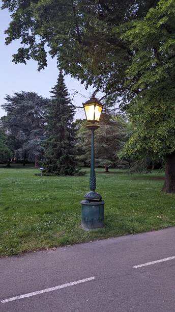 istock Old street lights, Victorian lamp 2154871453