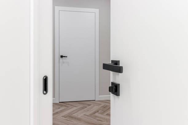 istock Interior and entrance doors in the new apartment 2154873461