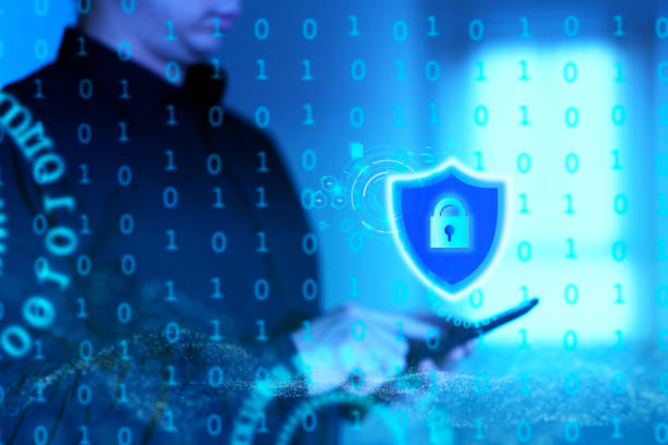 istock businessman use smartphone to secure cyber security 2154879505