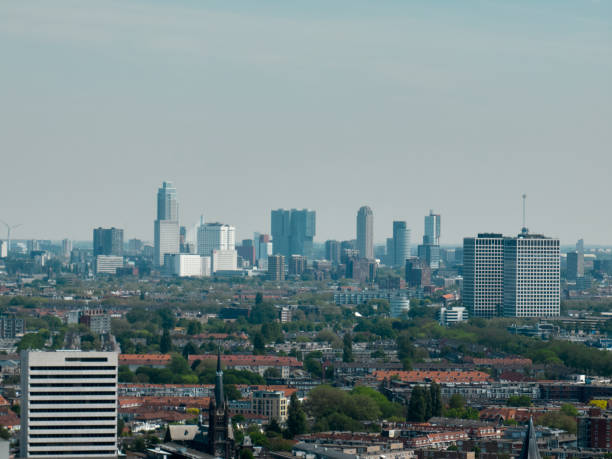 istock Drone view of Dutch cities 2154882329