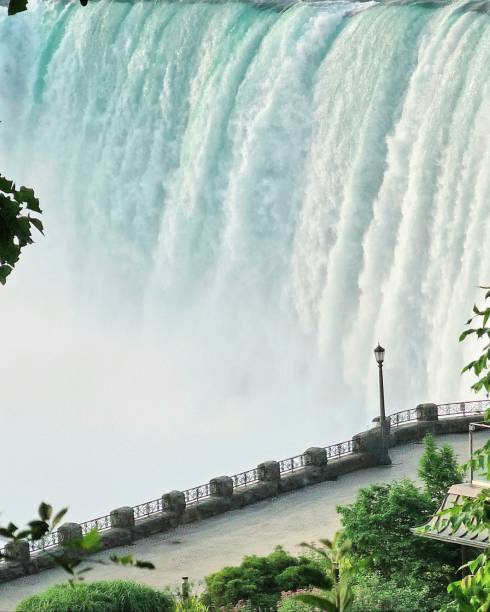 Horseshoe Falls and railing