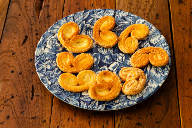 Large group of sweet cookies with sugar. Unhealthy eating cookies but delicious.