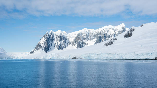 istock Antarctica mountains and sea. South Pole. On a sunny day 2154890605