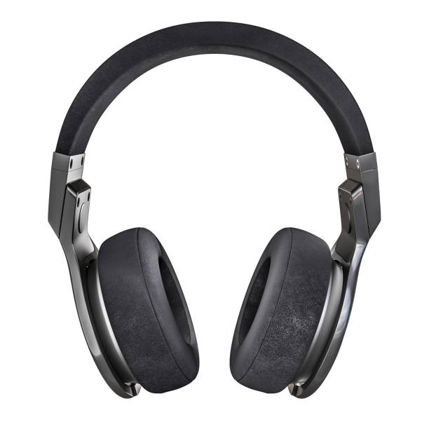 istock Modern wireless headphones isolated on transparent background 2154890652