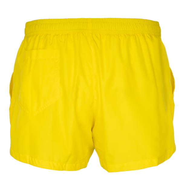 istock Yellow Swim Shorts Back View. 2154892227