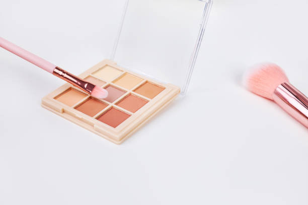 istock Background with decorative cosmetics on dressing table in makeup room 2154898664
