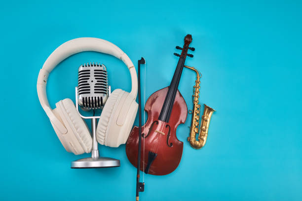 istock World Music Day. Music Ensemble with Instruments 2154901080