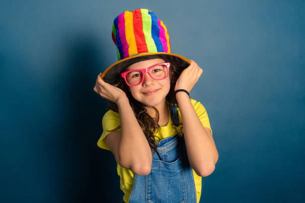 children's entertainer with colorful hat