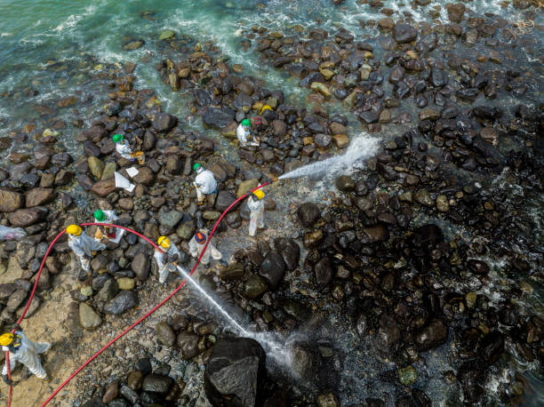 Environmental disaster of oil spill