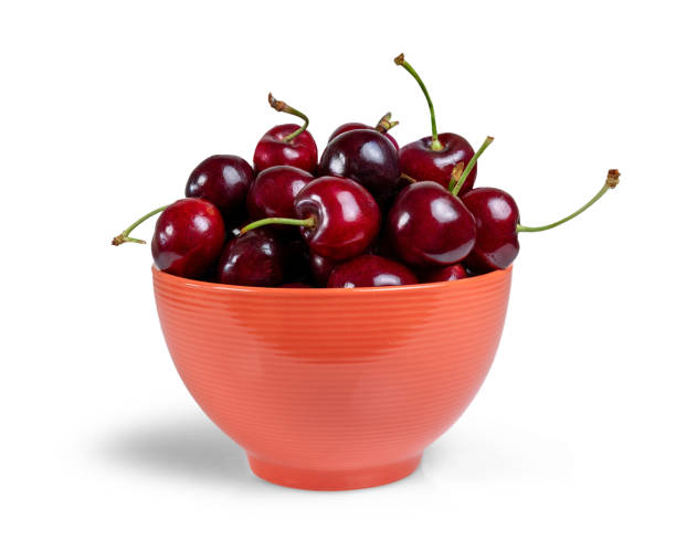 istock A bowl is orange with fresh cherries 2154909681