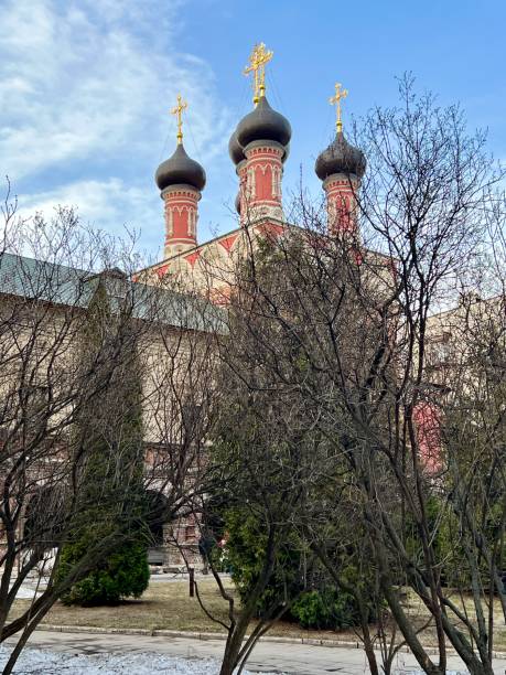 istock Monastery in early spring, Moscow, Russia 2154910801