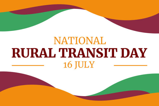 istock national rural transit day wallpaper template Holiday concept with white background illustration 2154911577