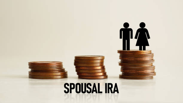 istock Spousal IRA is shown using the text. Individual retirement account 2154914271