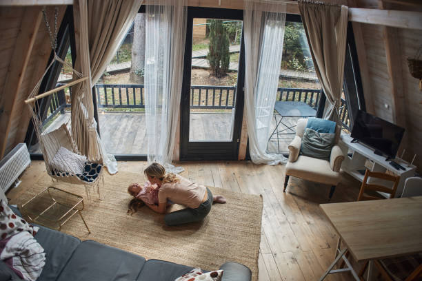 istock Enjoyable morning at the mountain house 2154917306