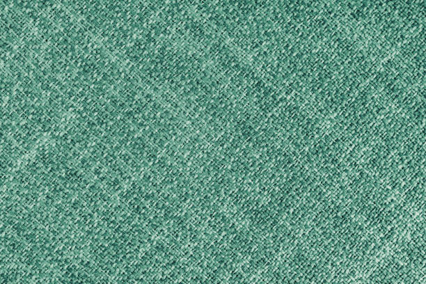 istock Jacquard woven diagonal coarse weave texture upholstery green fabric. 2154926097