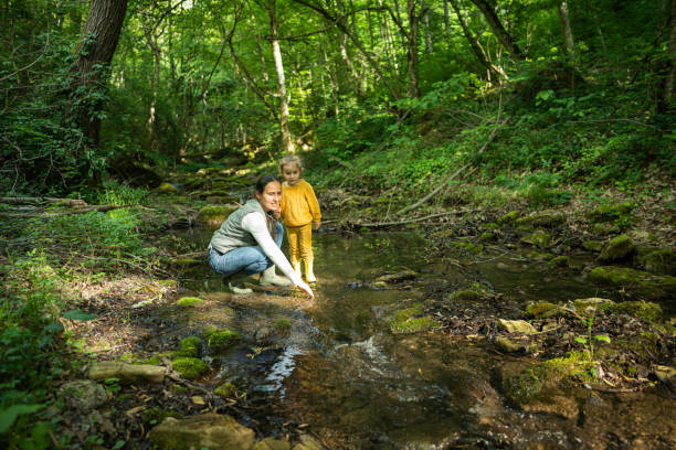 istock Nature Sustainability. River Cleanup with Kids. 2154933681