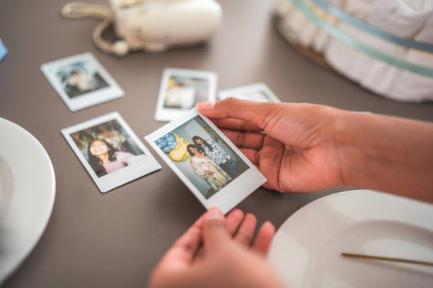istock Polaroid Display on a Table at Baby Shower 2154934955