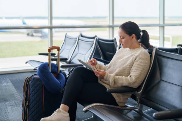 istock Woman traveling alone 2154937412