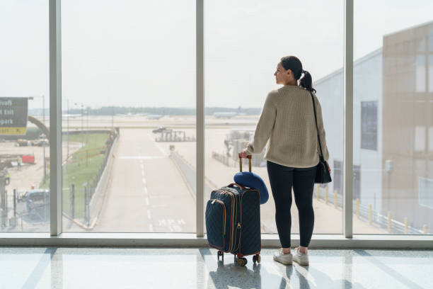 istock Woman traveling alone 2154937422