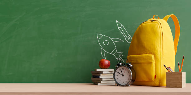 istock Copy space background for new semester of school concept. 3d rendering 2154939701