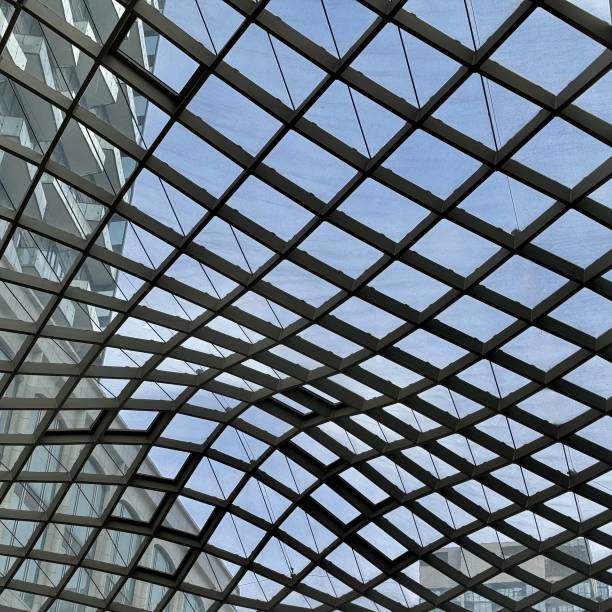 Geometic Architecture of Glass panelled skylight