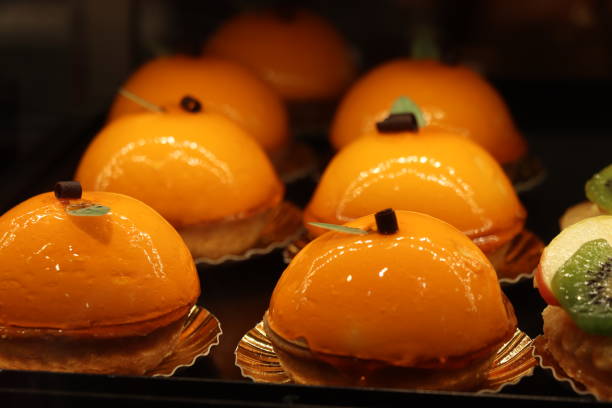 istock Orange Confectionery in shop window 2154942280