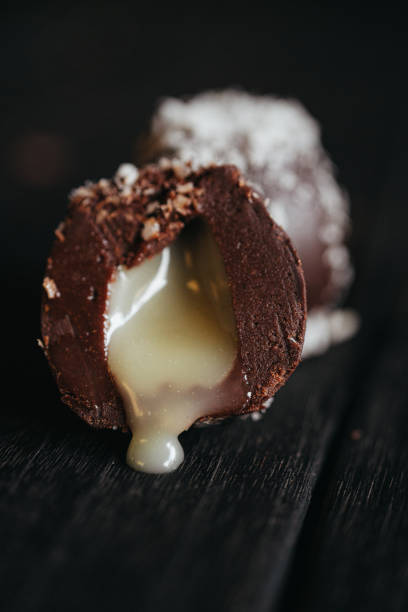 istock A still life of assorted chocolate truffles on the plate 2154949883