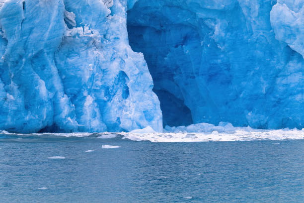 istock Sea glacier with a cave in the arctic 2154962174