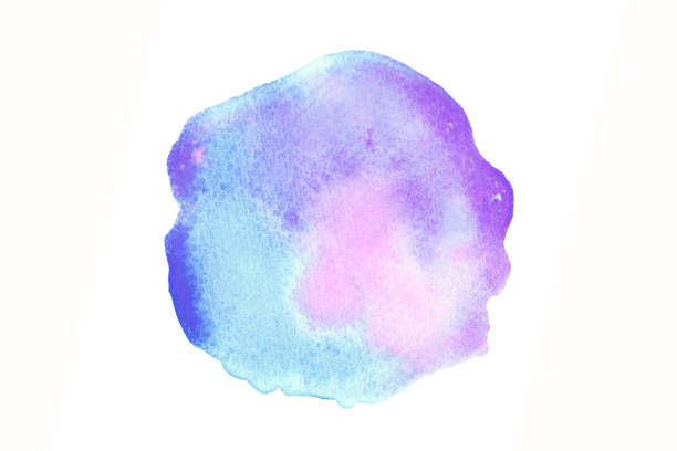 istock Abstract paint blue and pink watercolor background. 2154963299