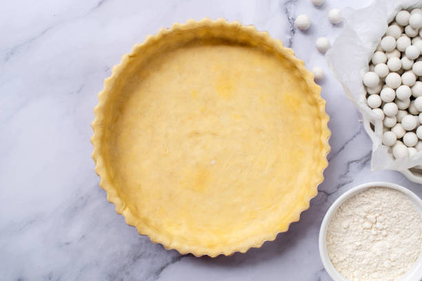 istock pastry pie dough in pie plate preparation for bake 2154966617