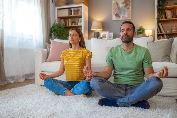 istock Discovering inner peace with my meditation partner 2154968188