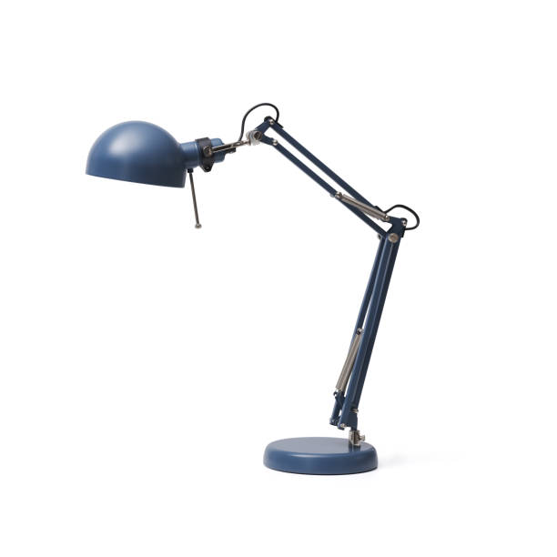 istock Modern desk lamp isolated on white background 2154972845